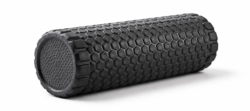 faszienrolle schwarz noppen 1000