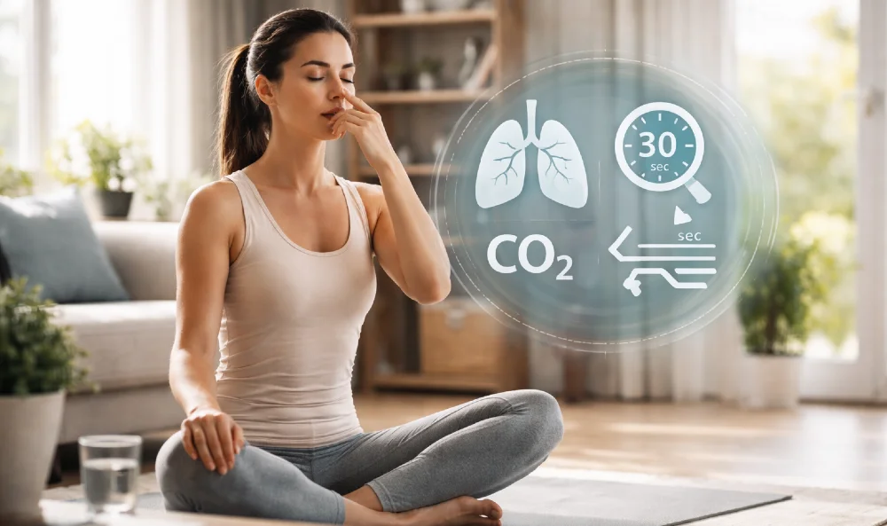 frau uebt buteyko co2 1000