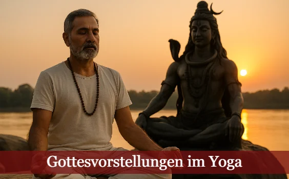 Gottesvorstellungen im Yoga - Meditierender mit Shiva