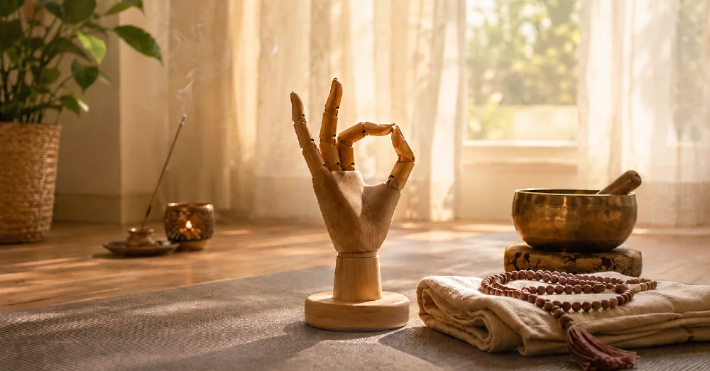 hand mudra malerhand