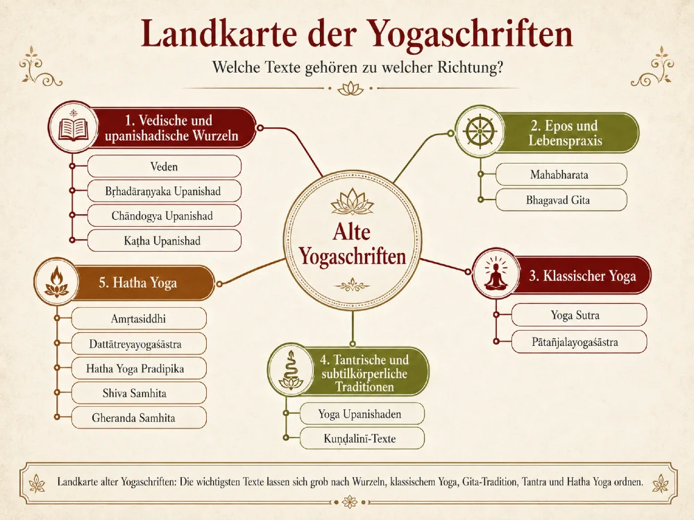 landkarte yogaschriften