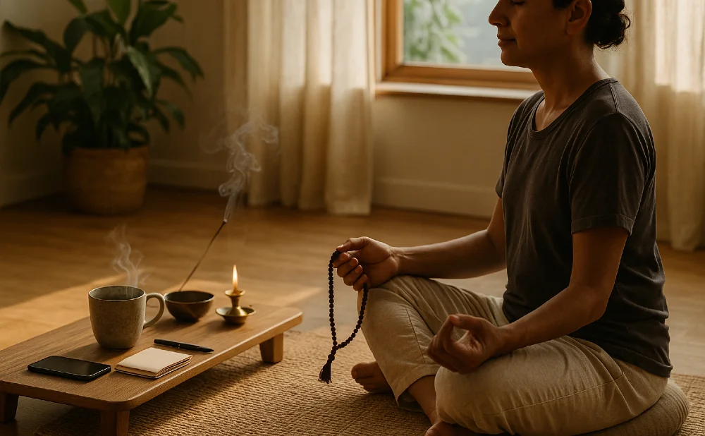 medi frau kette tisch handy 1000