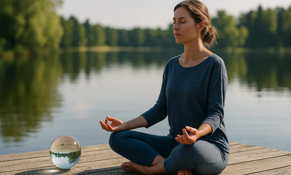 medi see kristallkugel steg frau 1000