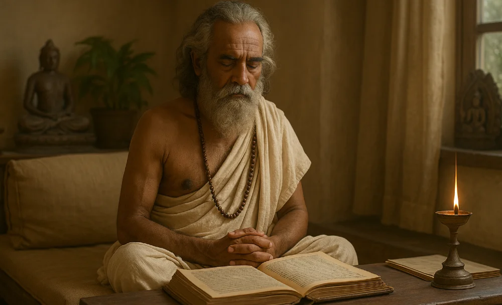 senior tunica buch sanskrit halbbett 1000