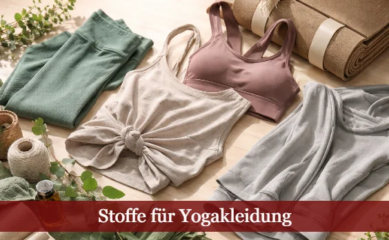 Yoga Kleidung auf Tisch