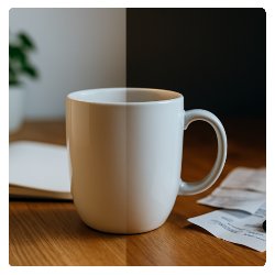 tasse zweigeteilt 250