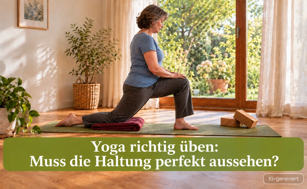 Yoga richtig üben: Muss die Haltung perfekt aussehen? Symbolbild