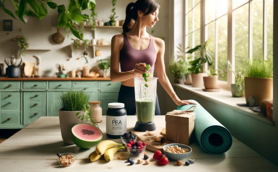 Smoothie nach dem Yoga