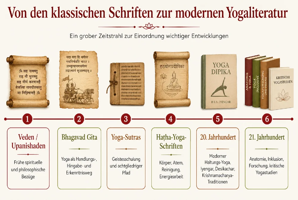 yogaliteratur durch die jahrtausende