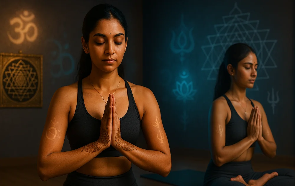 yogini doppelt mudra blau om 1000