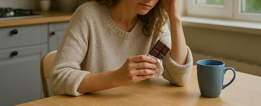 frau kaffee schokolade tisch 1000